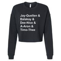 Jay Quellen & Balakay & Dee Nice & A Aron & Timo Thee Cropped Pullover Crew