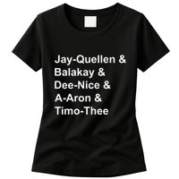 Jay Quellen & Balakay & Dee Nice & A Aron & Timo Thee Womens T-Shirt