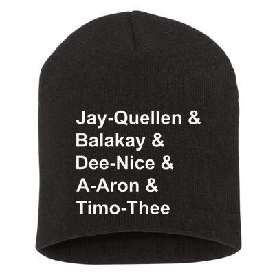 Jay Quellen & Balakay & Dee Nice & A Aron & Timo Thee Short Acrylic Beanie