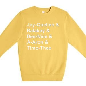 Jay Quellen & Balakay & Dee Nice & A Aron & Timo Thee Premium Crewneck Sweatshirt