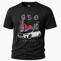 Jdm Q50 Car Lover Enthusiast Skyline Cooling Performance Crew T-Shirt
