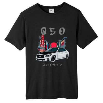 Jdm Q50 Car Lover Enthusiast Skyline Tall Fusion ChromaSoft Performance T-Shirt