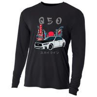 Jdm Q50 Car Lover Enthusiast Skyline Cooling Performance Long Sleeve Crew