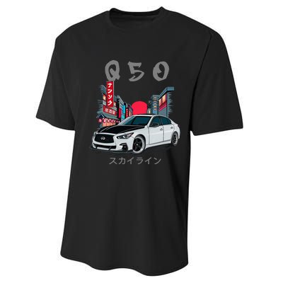 Jdm Q50 Car Lover Enthusiast Skyline Performance Sprint T-Shirt