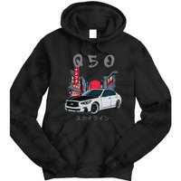 Jdm Q50 Car Lover Enthusiast Skyline Tie Dye Hoodie