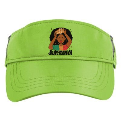 Juneteenth Queen Female Adult Drive Performance Visor