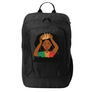 Juneteenth Queen Female City Backpack