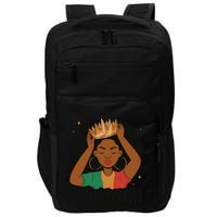Juneteenth Queen Female Impact Tech Backpack