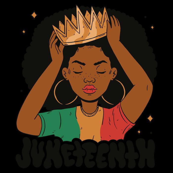 Juneteenth Queen Female Impact Tech Backpack
