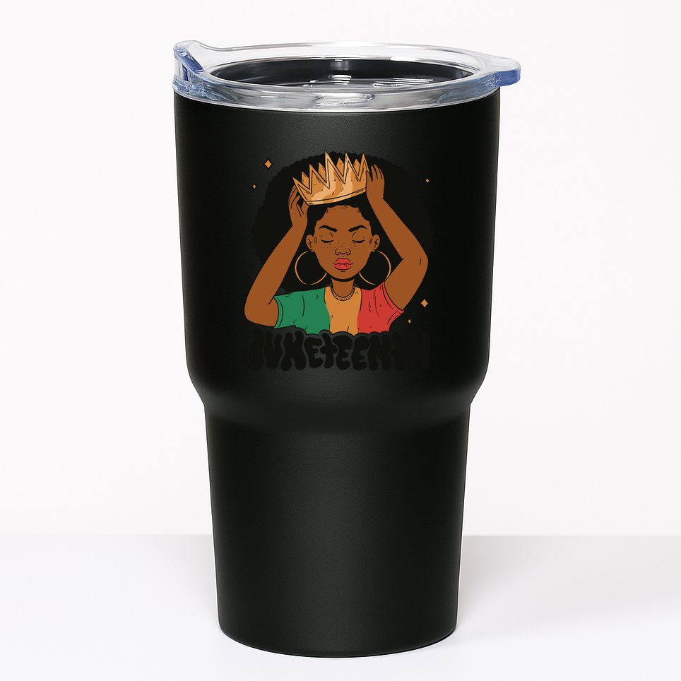 Juneteenth Queen Female Tumbler