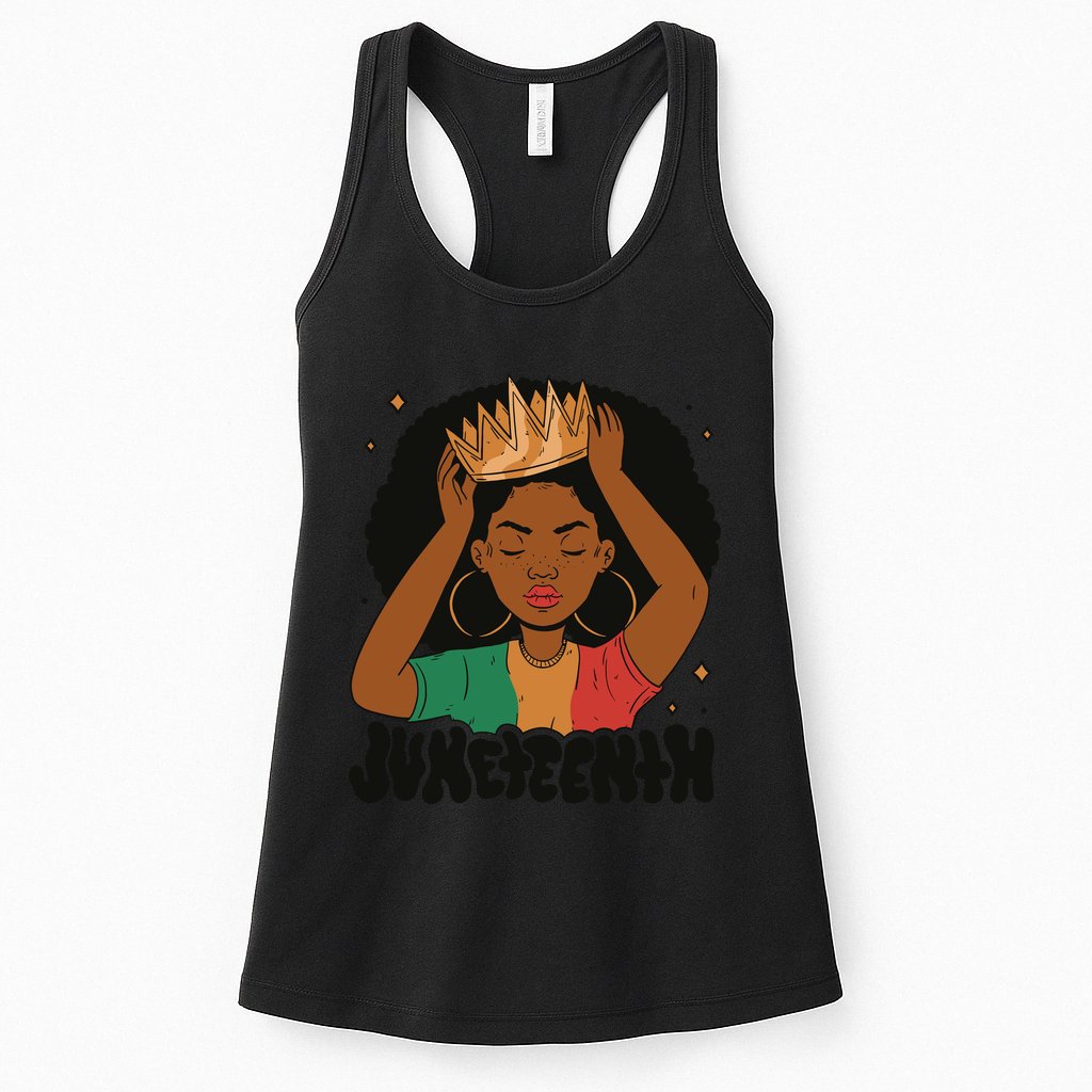 Juneteenth Queen Female Womens Tank Top