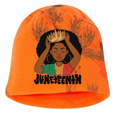 Juneteenth Queen Female Kati - Camo Knit Beanie