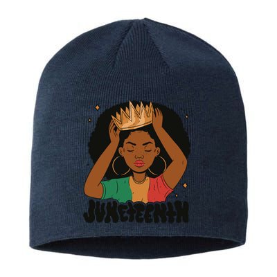 Juneteenth Queen Female Sustainable Beanie