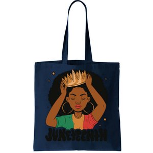 Juneteenth Queen Female Tote Bag