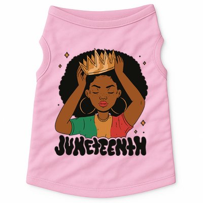 Juneteenth Queen Female Doggie Tank