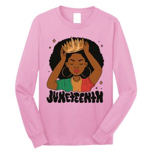 Juneteenth Queen Female Long Sleeve Shirt