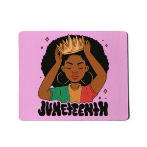 Juneteenth Queen Female Mousepad