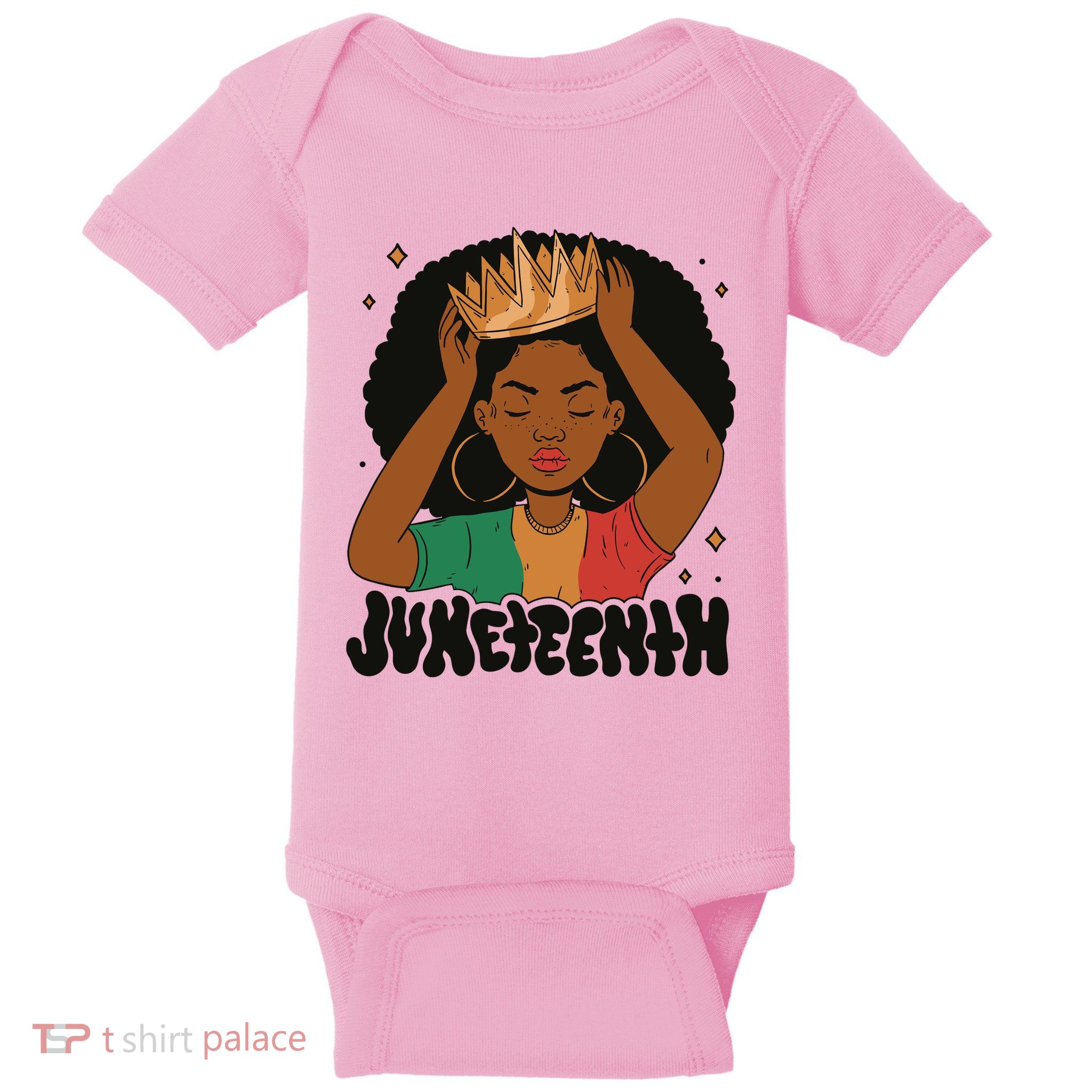 Juneteenth Queen Female Baby Bodysuit
