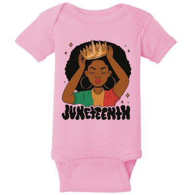 Juneteenth Queen Female Baby Bodysuit