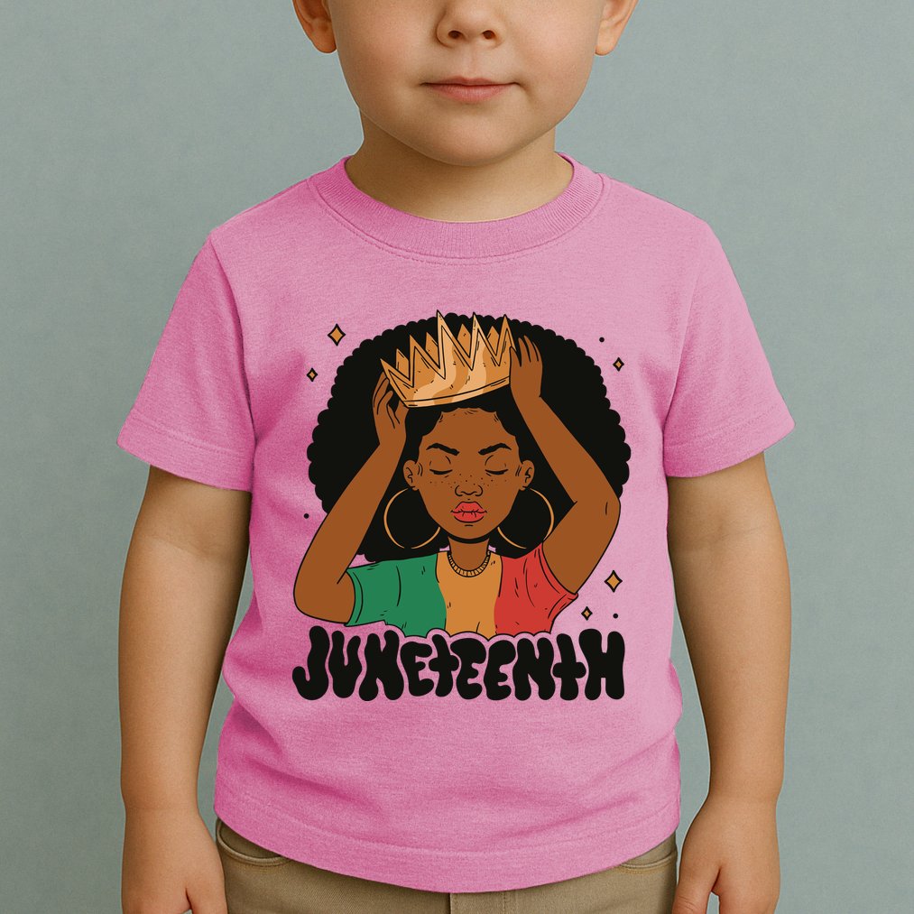 Juneteenth Queen Female Toddler T-Shirt