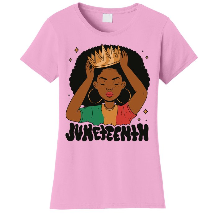 Juneteenth Queen Female Women's T-Shirt