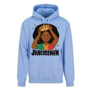 Juneteenth Queen Female Unisex Surf Hoodie