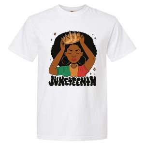 Juneteenth Queen Female Garment-Dyed Heavyweight T-Shirt