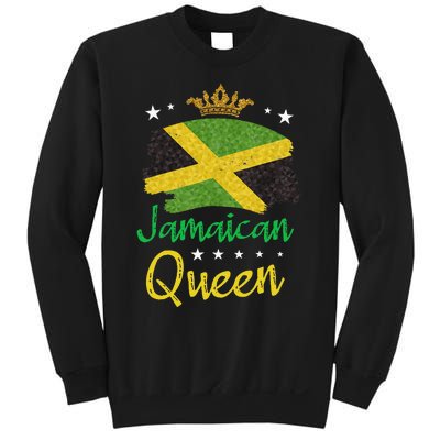 Jamaican Queen for a National Flag Design Jamaica Sweatshirt