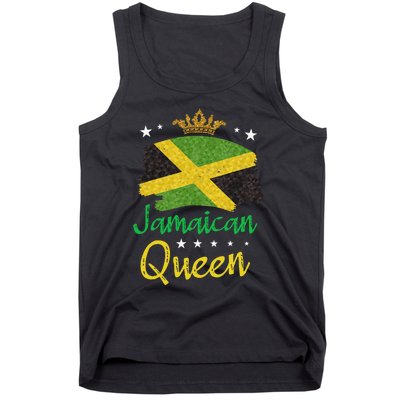 Jamaican Queen for a National Flag Design Jamaica Tank Top