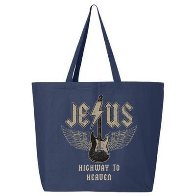 Jesus Rock And Roll Christian Music Worship Bible Verse 25L Jumbo Tote