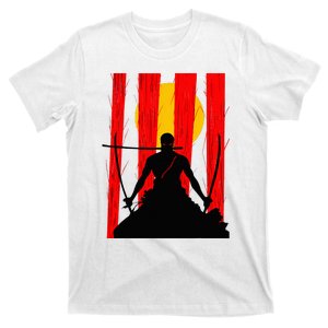 Japanese Retro Art Zoro Anime T-Shirt