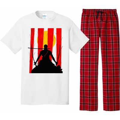 Japanese Retro Art Zoro Anime Pajama Set