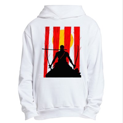 Japanese Retro Art Zoro Anime Urban Pullover Hoodie