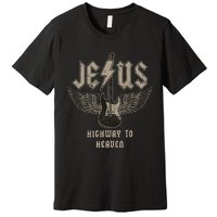 Jesus Rock And Roll Christian Music Worship Bible Verse Premium T-Shirt