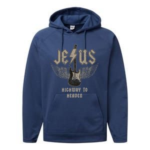 Jesus Rock And Roll Christian Music Worship Bible Verse Performance Fleece Hoodie