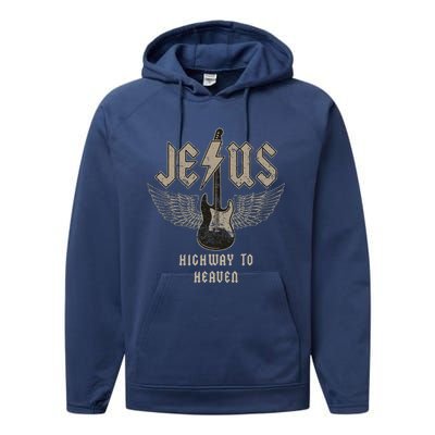 Jesus Rock And Roll Christian Music Worship Bible Verse Performance Fleece Hoodie