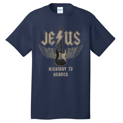 Jesus Rock And Roll Christian Music Worship Bible Verse Tall T-Shirt