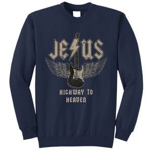 Jesus Rock And Roll Christian Music Worship Bible Verse Tall Sweatshirt