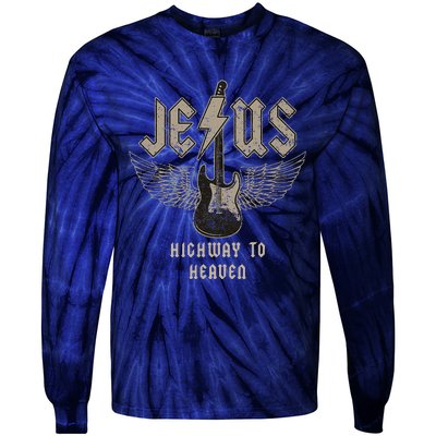 Jesus Rock And Roll Christian Music Worship Bible Verse Tie-Dye Long Sleeve Shirt