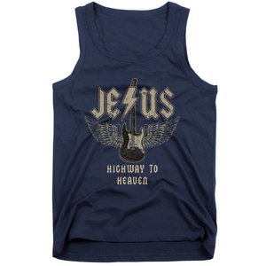 Jesus Rock And Roll Christian Music Worship Bible Verse Tank Top