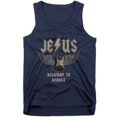 Jesus Rock And Roll Christian Music Worship Bible Verse Tank Top