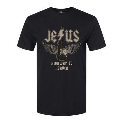 Jesus Rock And Roll Christian Music Worship Bible Verse Softstyle® CVC T-Shirt