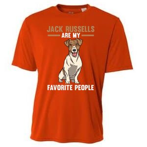 Jack Russells Are My Favorite Peoples Gift Cooling Performance Crew T-Shirt