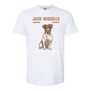 Jack Russells Are My Favorite Peoples Gift Softstyle CVC T-Shirt