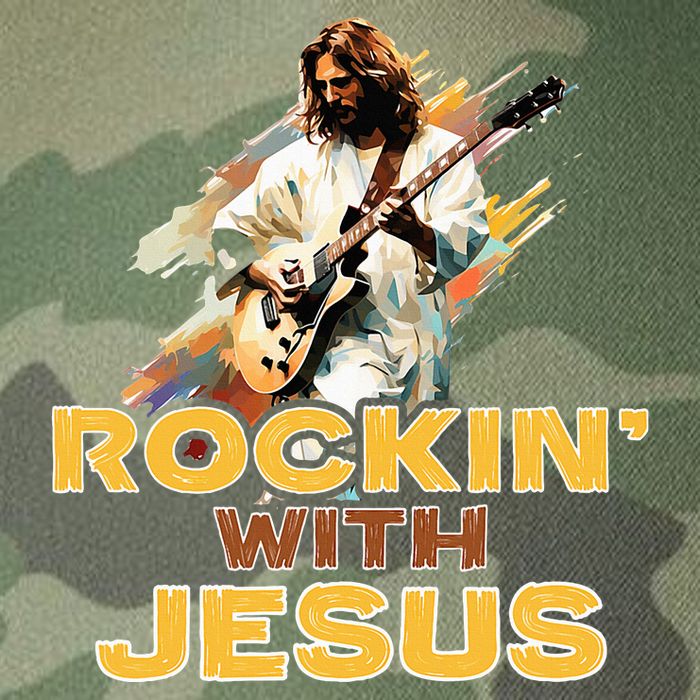Jesus Rock And Roll Jesus Is King Meme Legacy Tie Dye Trucker Hat