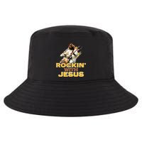 Jesus Rock And Roll Jesus Is King Meme Cool Comfort Performance Bucket Hat