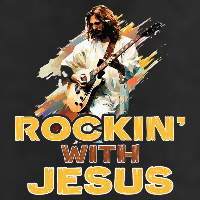 Jesus Rock And Roll Jesus Is King Meme Cool Comfort Performance Bucket Hat