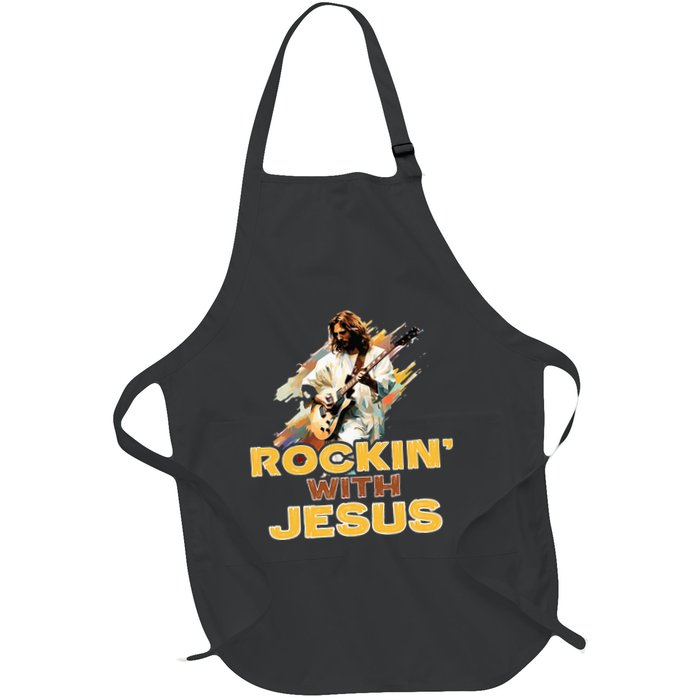Jesus Rock And Roll Jesus Is King Meme Apron