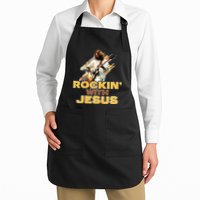 Jesus Rock And Roll Jesus Is King Meme Apron