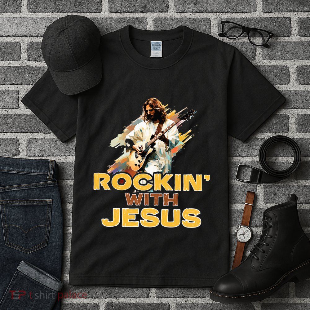 Jesus Rock And Roll Jesus Is King Meme Tall T-Shirt
